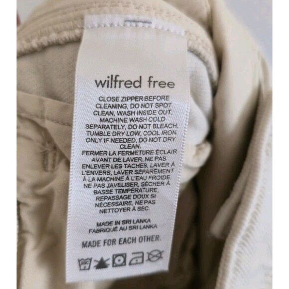 Aritzia Wilfred Free Picture Cargo Pant Size 4 Beige Y2K - Picture 4 of 9